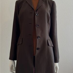 Ann Taylor Elegant Dark Brown Blazer
